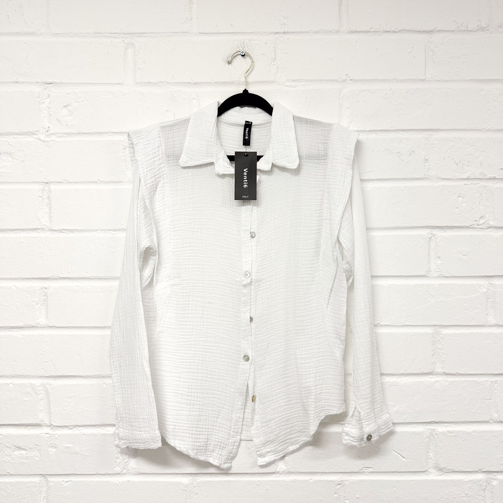 102 - Venti6 Gauze Cotton Button Down